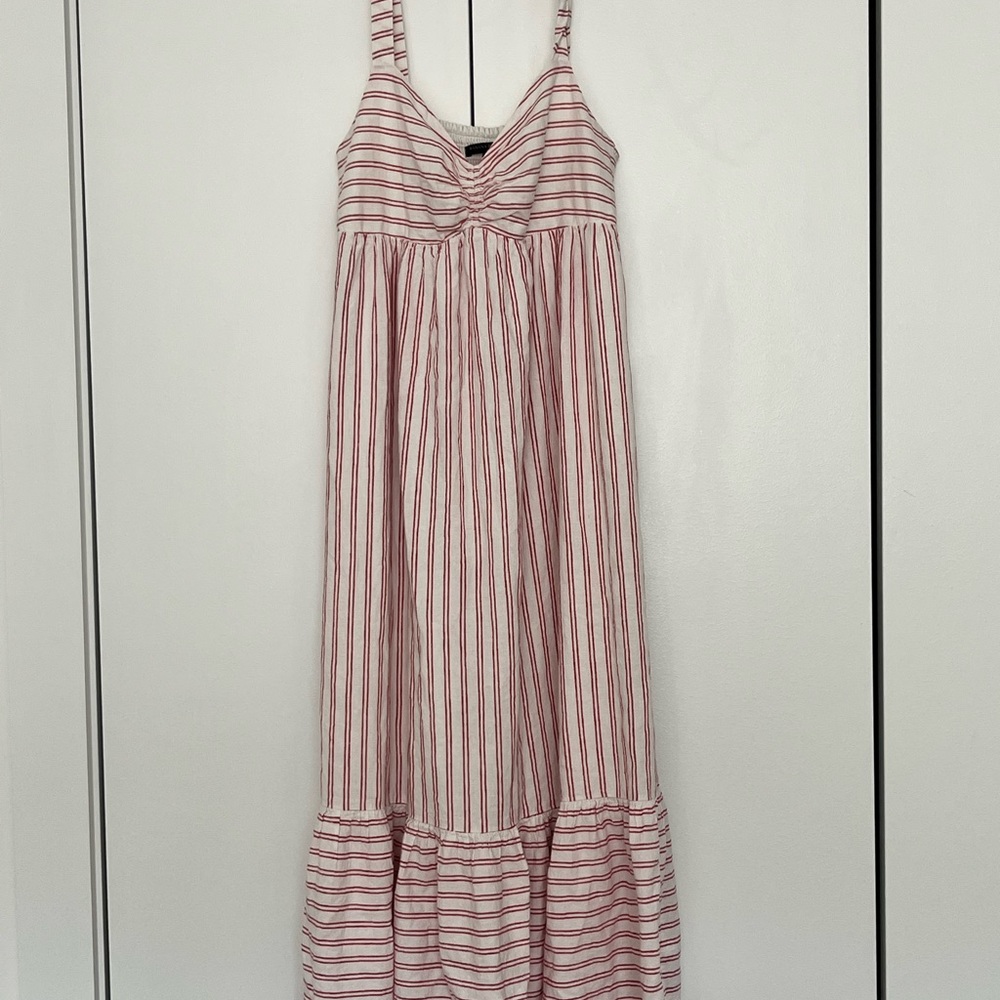Banana Republic Red & White Stripped Dress